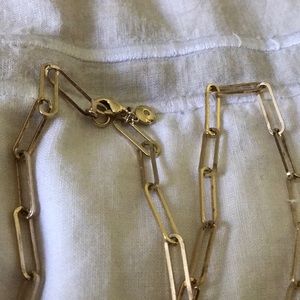J Crew gold link necklace